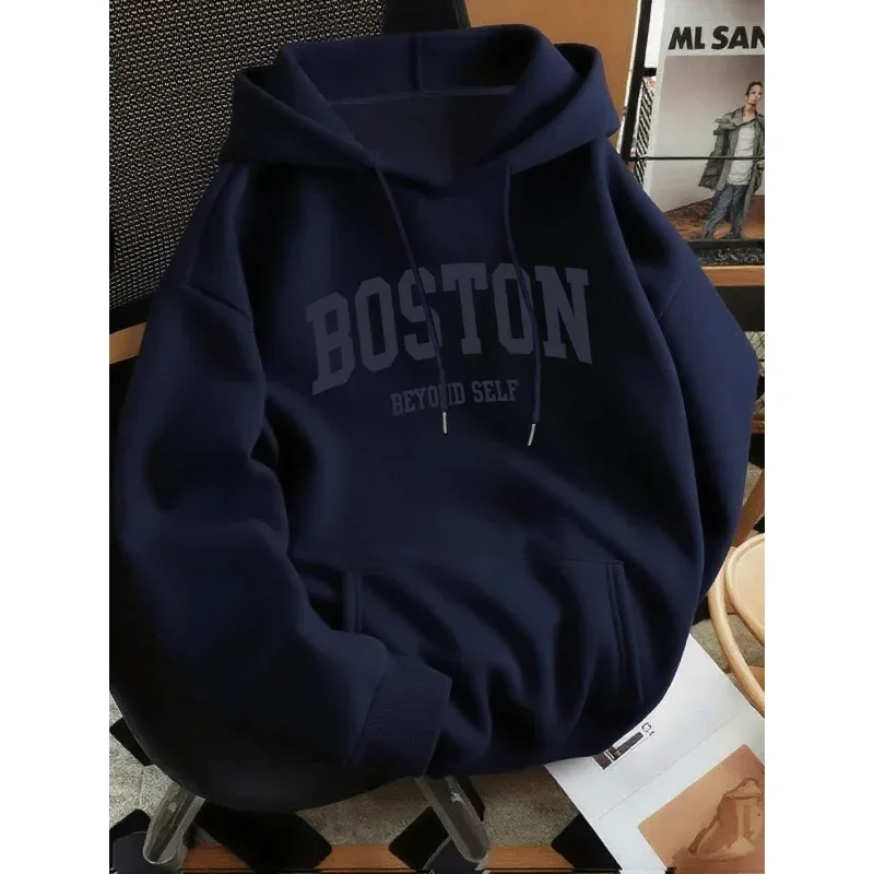 2026 New Men's Loose Hoodie Thin Spring Autumn Versatile Casual No Pilling Fade Resistant — image 6