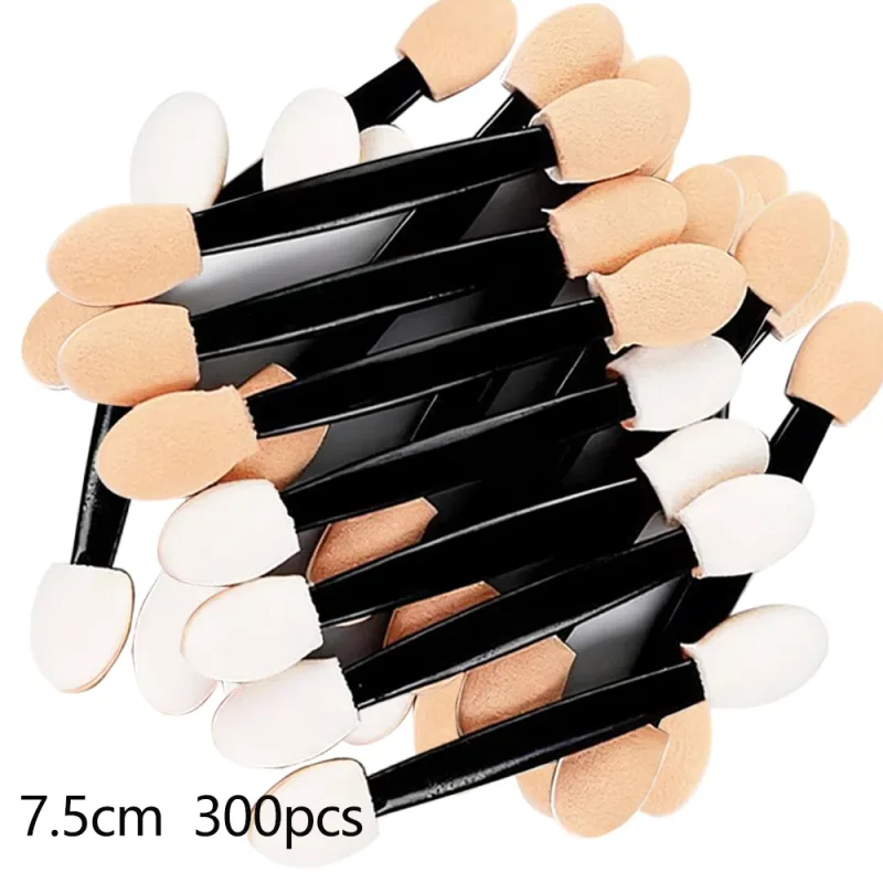 10/30/100pcs Double Ended Eyeshadow Brush Eyeshadow Applicators 6.2cm Makeup Sponge Brushes For Women Cosmetic Beauty Tool — image 13