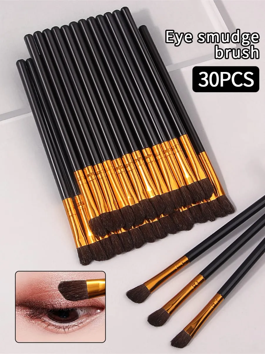 30PCS Professional Makeup Brushes Kit Concealer Brush Eyeshadow Soft Bristles Shader Brush Facial Cosmetic Beauty Makeup Tools