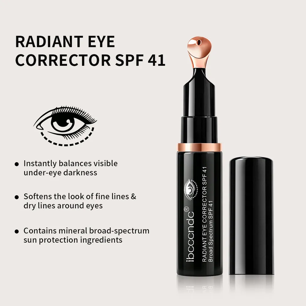 Color Correcting Eye Concealer SPF 41 Peptide Ceramide Anti-Aging Dark Circle Brightening Pump Cooling Massage Head