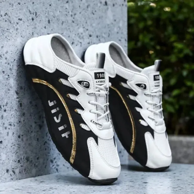 Men Sneakers teenage Trendy Shoes Summer Mesh Breathable Casual Shoes anti Slip Wear-resistant Platform Sneakers Tênis Masculino — image 2