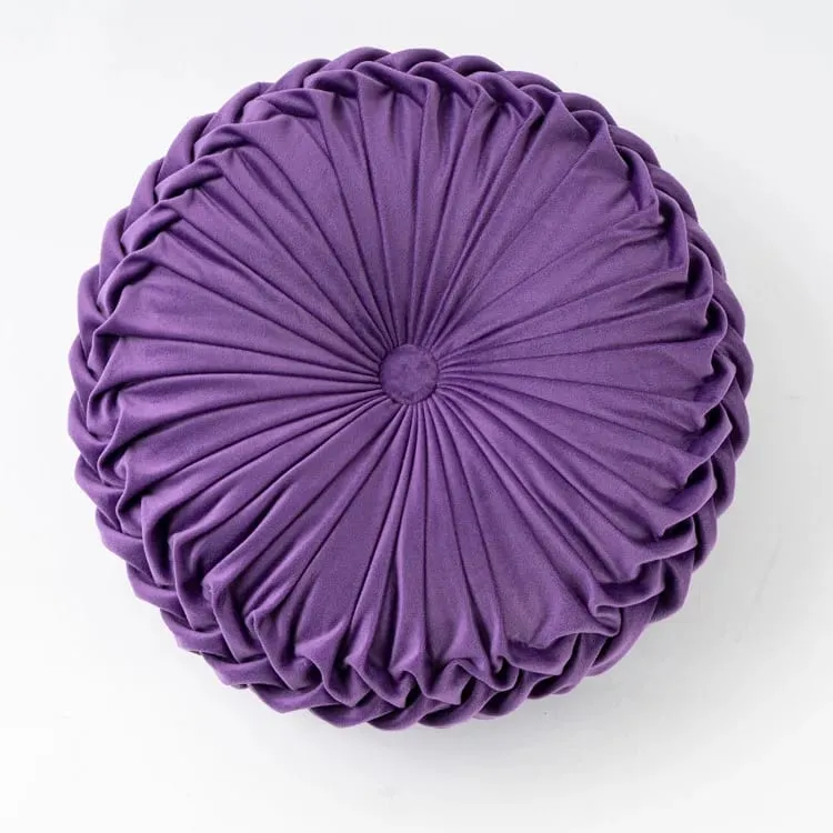 Plush Pumpkin Cushion Handmade Lumbar Support Pillow for Sofa Bed Office Nordic Decor — image 19