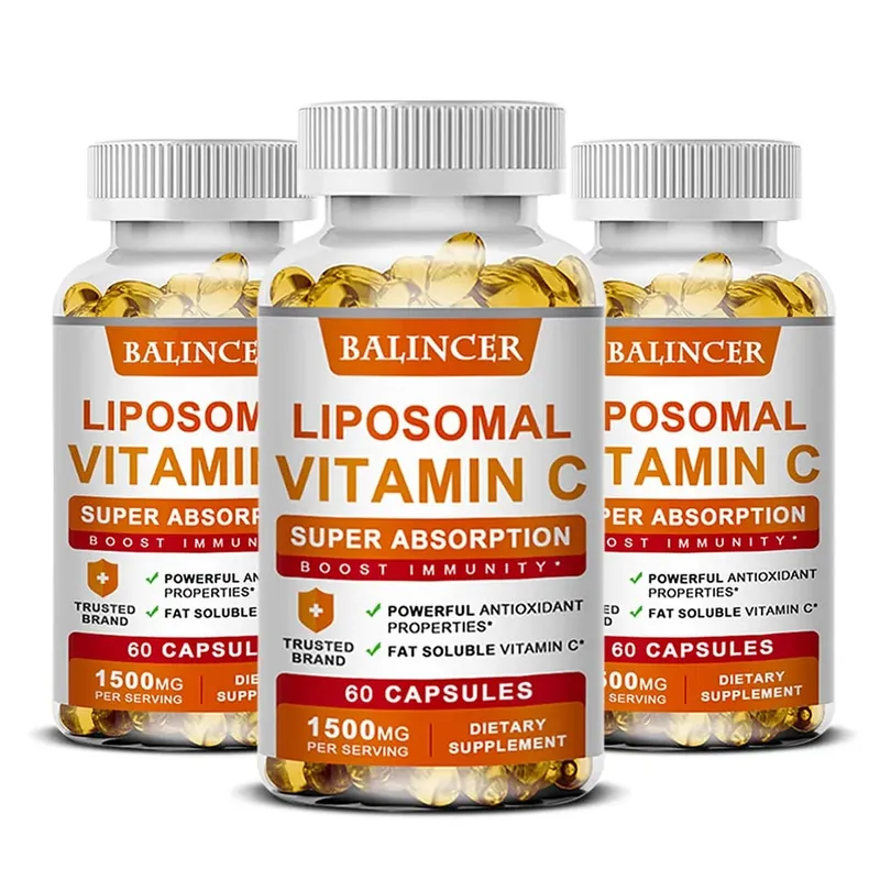 Vitamina C lipossomal apoia a saúde antioxidante e a função imunológica, alta absorção, não OGM, sem glúten - 120 cápsulas — image 10