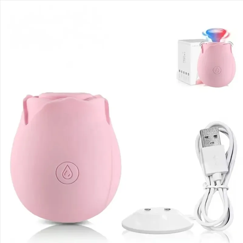 Powerful Rose Sucking Vibrator for Women G-Spot Licking Clitoris Stimulation Female Sucker Vagina Nipple Massager Adult Sex Toys — image 11