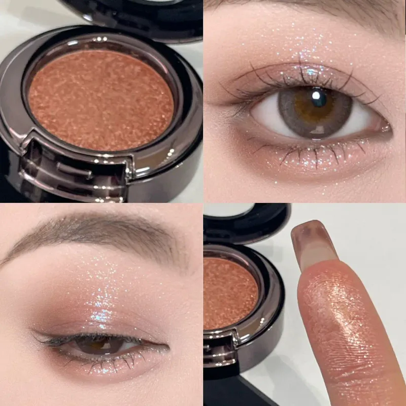 Metallic Glitter Black Blue Eyeshadow Purple Green Metallic Highlighter Eyeshadow Diamond Long Lasting Eye Makeup Women Cosmetic — image 15