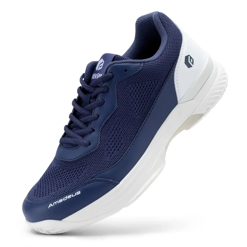 FitVille Men's Wide Width 2E Professional Tennis Training Shoes Breathable Lightweight Non-Slip Sports Sneakers Equipped with Arch Support for All Day Wear — image 10