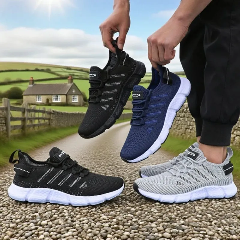 Soft Soled Running Shoes for Men Breathable Mesh Flexible Casual Sneakers Comfortable Sustainable Soles Tennis Training Shoes — image 5