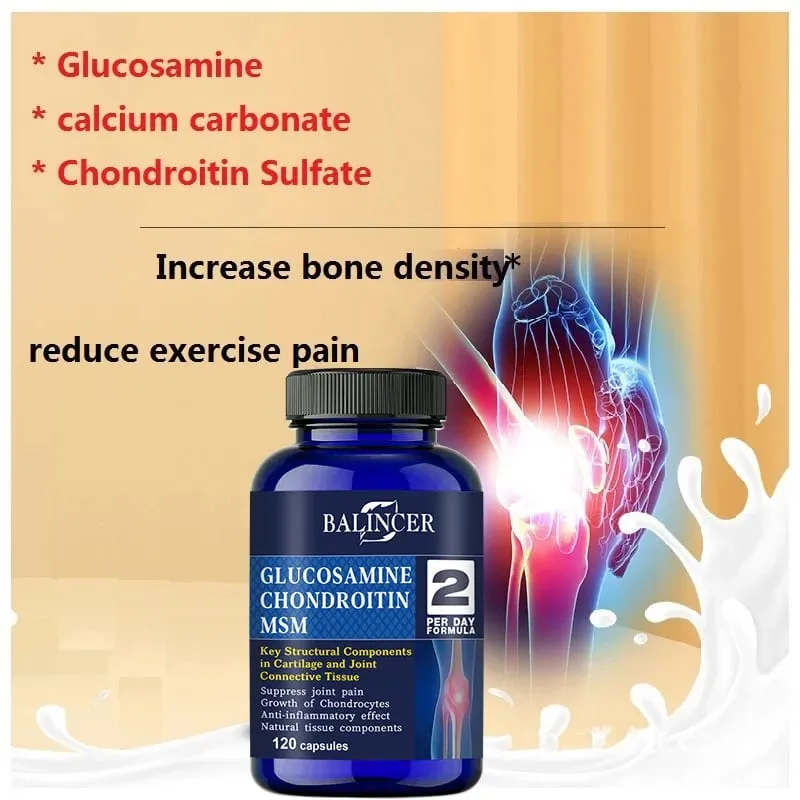 Glucosamine & Chondroitin & MSM 3-in-1 - Antioxidant Joint Health Support for Bone and Cartilage Health — image 2
