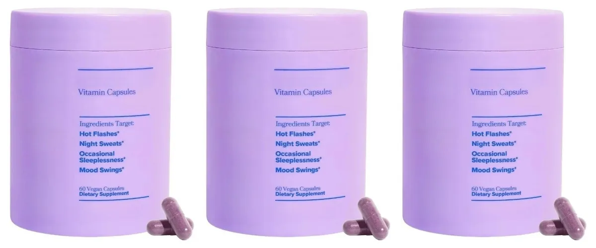 Women Complex Vitamins with Vitamin D3 B6 Menopause Use Helps Relieve Night Sweats Mood Swings Health Food Supplement 60 Pieces — image 9