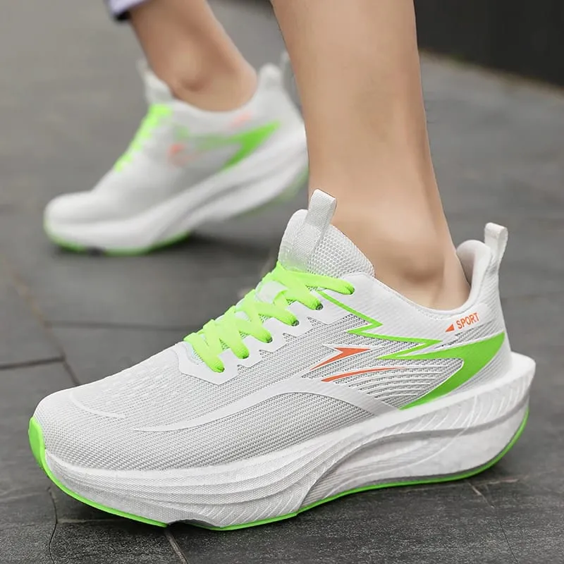 Marathon Men Sports Running Shoes Carbon Board Air Cushion Breathable Lightweight Women's Comfortable Athletic Nonskid Sneakers — image 9