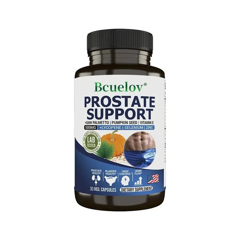 Men's Prostate and Bladder Support Capsules - Saw Palmetto Lycopene Pumpkin Selenium - Reduces Urinary Frequency — image 8