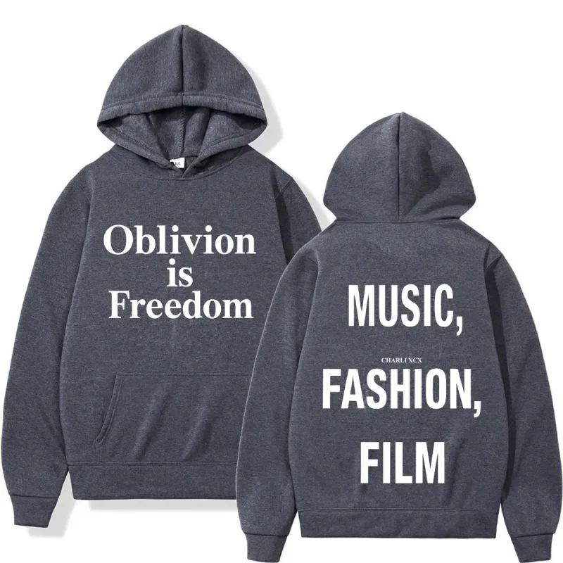 XCX Album Music Fashion Film Tour 2026 Print Hoodie Men Women Fashion Pullover Casual Hip-hop Sweatshirt Fan Gifts — image 4