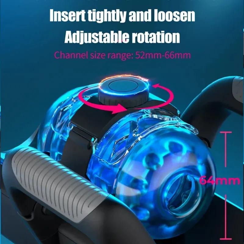 Automatic Handle Masturbator 6-Segment Fixed-point Telescopic Male One-Key Burst Masturbation Cup Trainer Sex Toy for Men