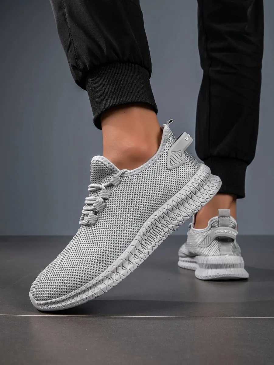 Men's Lightweight Breathable Running Shoes with Lace-Up Design Comfortable All-Day Versatile Fashionable Mesh Upper — image 7