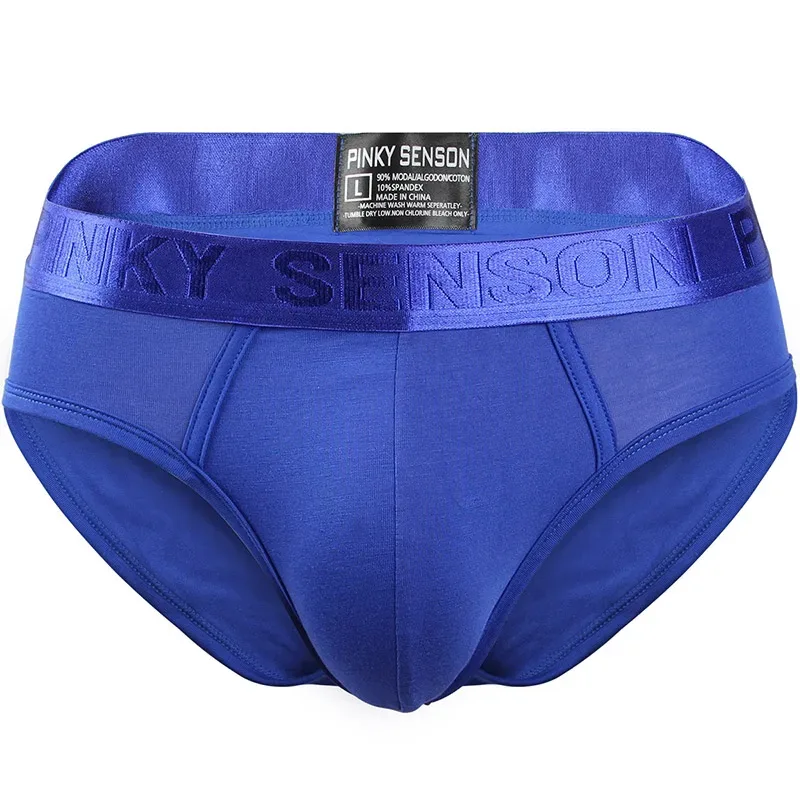 Pinky Seaso Marchio più venduto Pantaloni a triangolo sexy Modale sottile tinta unita Intimo uomo Slip modali Ventilare Plus Size Uomo