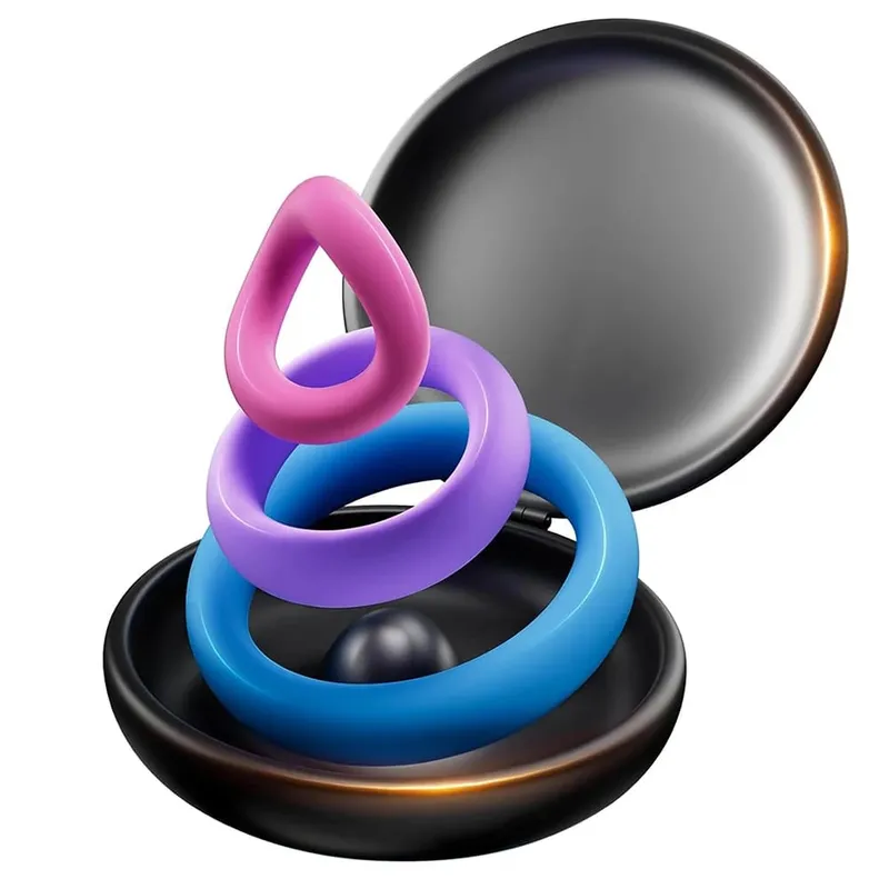 Sex Toys Penis Ring Silicone Cock Rings for Men 3/4/8 Sizes Cockring Cock Sexual Stimulation Couples Sex Toys Stretchy Cock 18+ — image 10