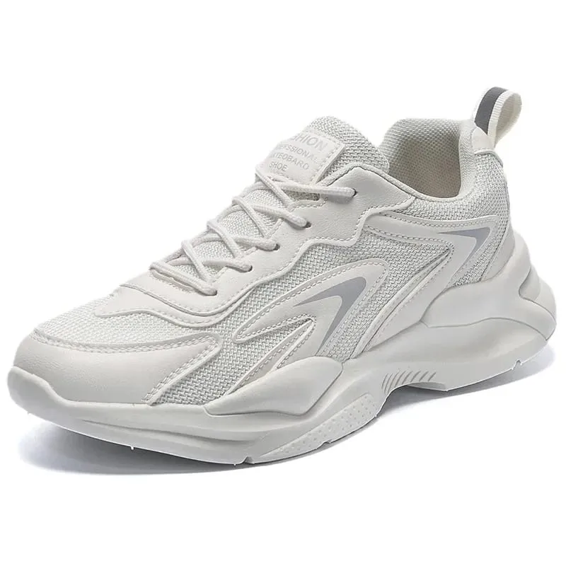 Men's Chunky Dad Shoes 2025 Summer Hot Sale Breathable Casual Shoes for Men with Thick Soles for Students Casual Sneakers — image 5