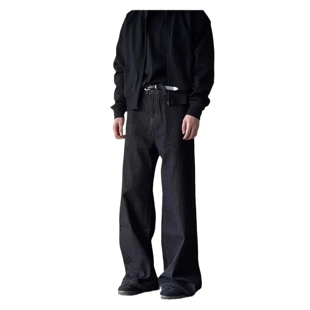 American Washed Retro Classic Straight Loose Autumn And Winter Men's And Women's Jeans — image 5
