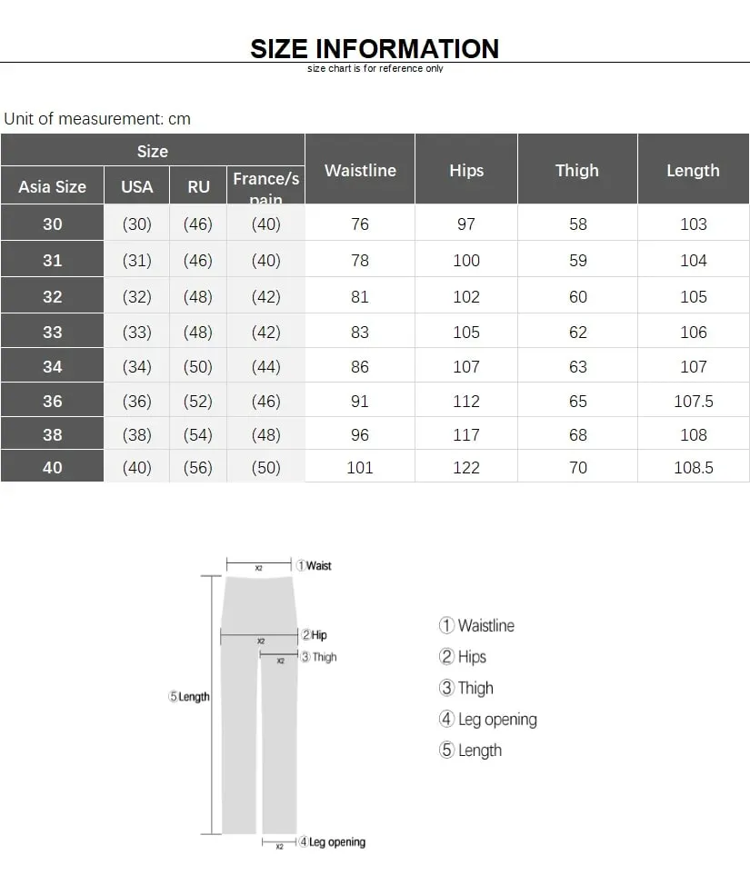 2024 Cotton Stretch Jeans Men Classic Retro Straight Slim Straight Trouser Male Korea Brand Clothing Denim Pants Plus Size 40 — image 7