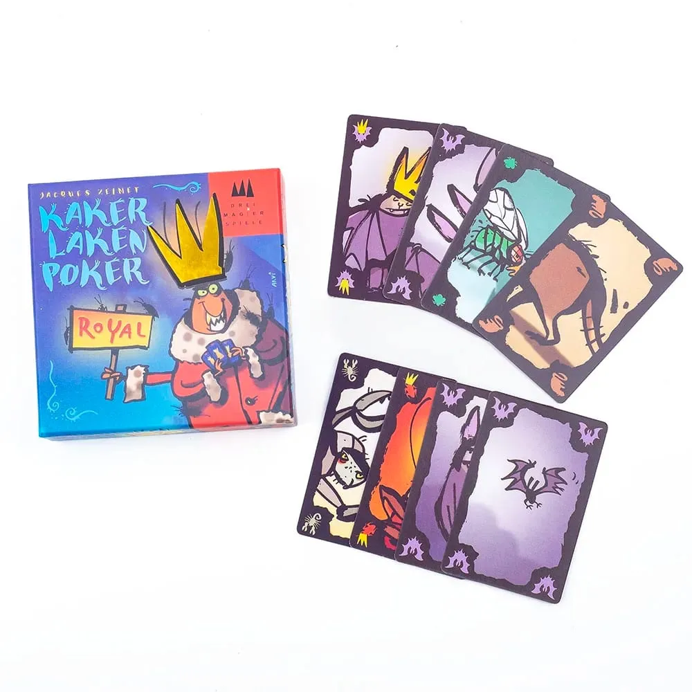 Premium Kaker Laken Royal Card Game - Poker Night Essential with Devir-game Moth Cheat Board for Max Fun — image 1