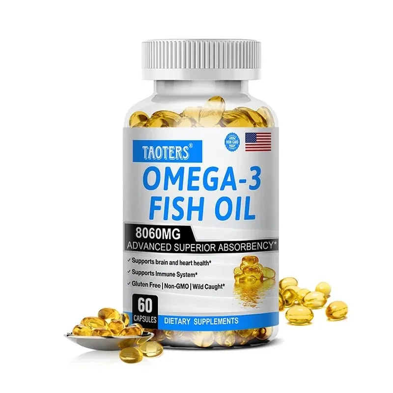 Omega-3 & EPA DHA – Heart Health Brain Health Inflammation Health Support Gluten-Free Easy To Swallow — image 8