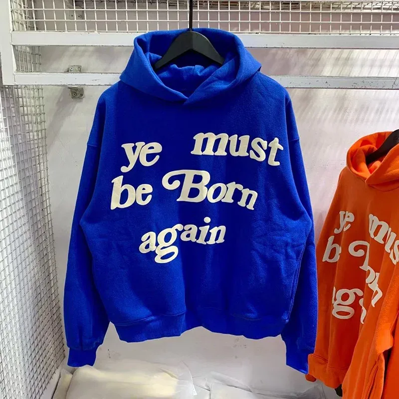 23FW 클래식 폼 로고 Ye Must Be Born Again 까마귀 남성 여성 최고의 품질 Oversize Kanye West CPFM.XYZ 스웨트 멀티 컬러 — image 13