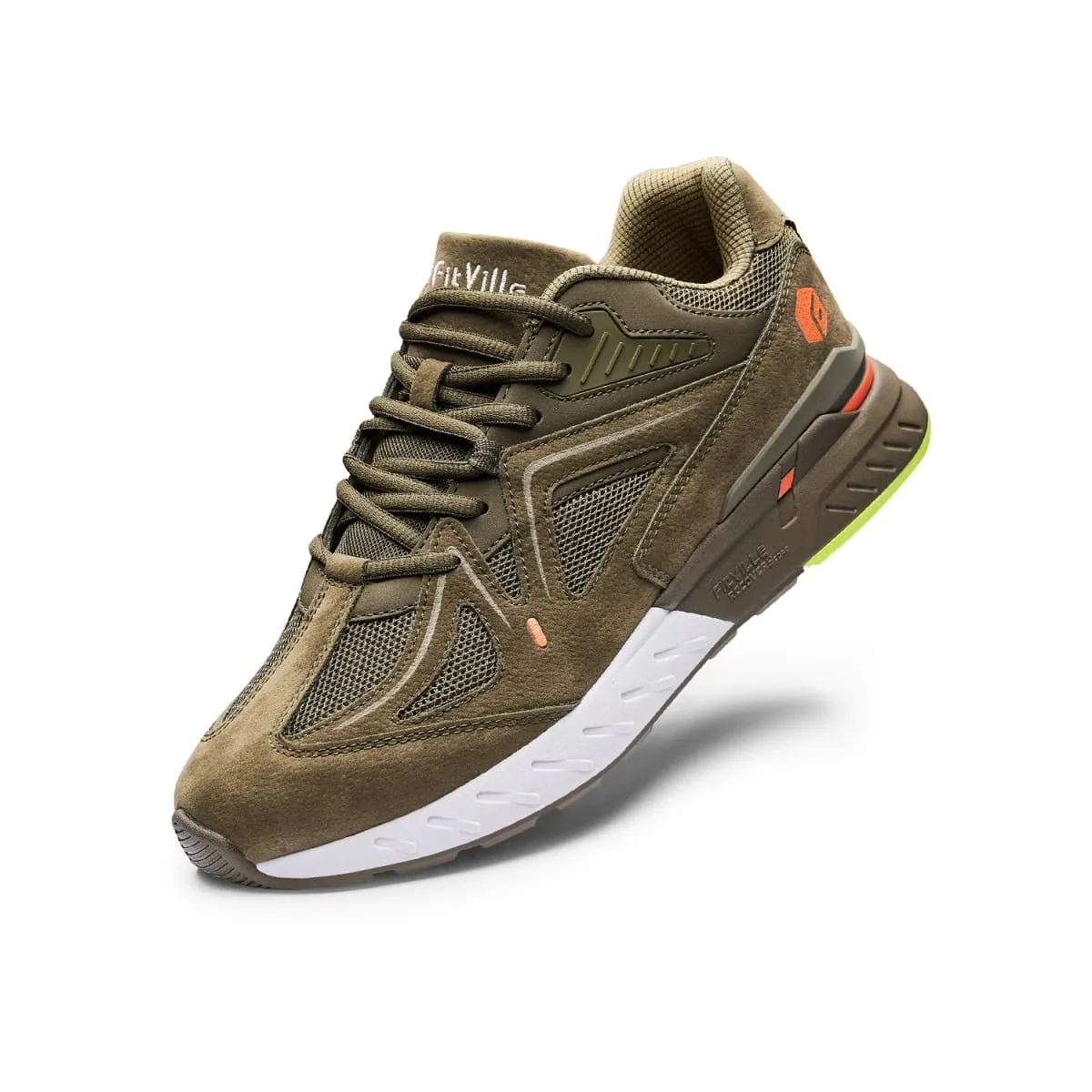 FitVille Men's Walking Shoes Extra Wide Lightweight Sneakers for Flat Feet Arch Fit Heel Pain Relief Non-Slip Running Shoes — image 12