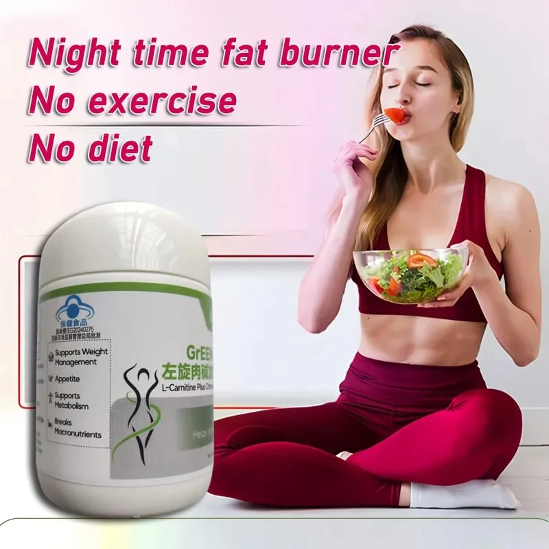 Extra Strength L-carnitine & chromium Weight Loss Capsules Natural Appetite Suppressant Fat Blocker lose weight fast and safe