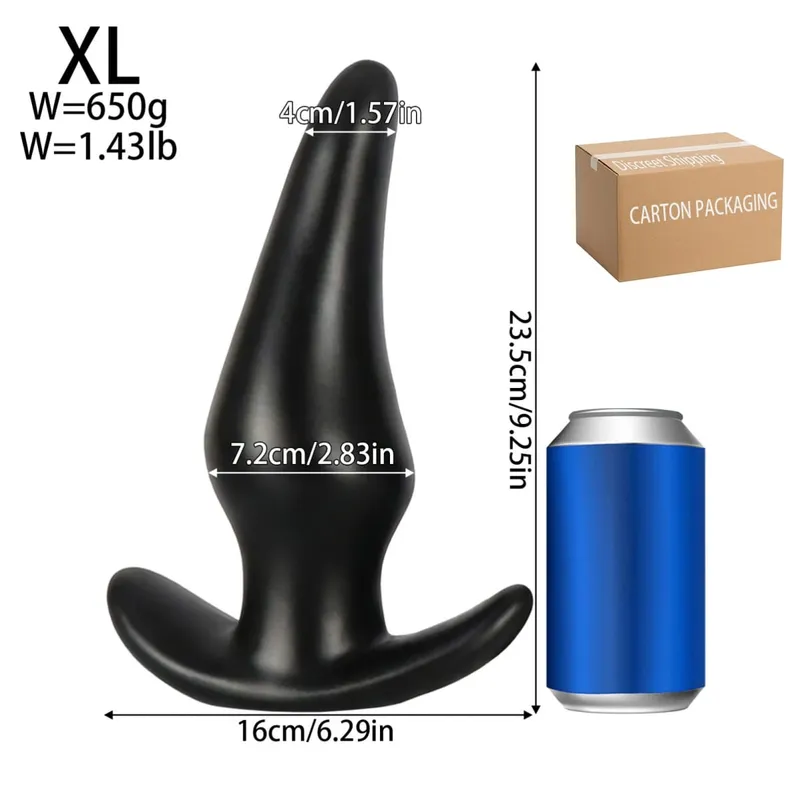 3 Different Sizes Anal Plug Soft Silicone Anal Butt Plug Stimulator Adult Sex Toys For Women Gay Prostate Massager Anal Trainer