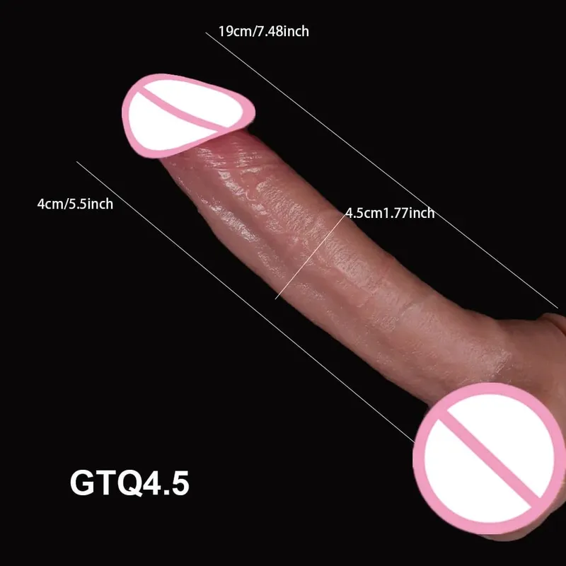 Blozend Eikel Rechtop Dildo Zachte Huid Grote Penis Goedkope Vrouwelijke Masturbator Volwassen Strapon Zuignap Anale Speeltjes voor Vrouwen massager