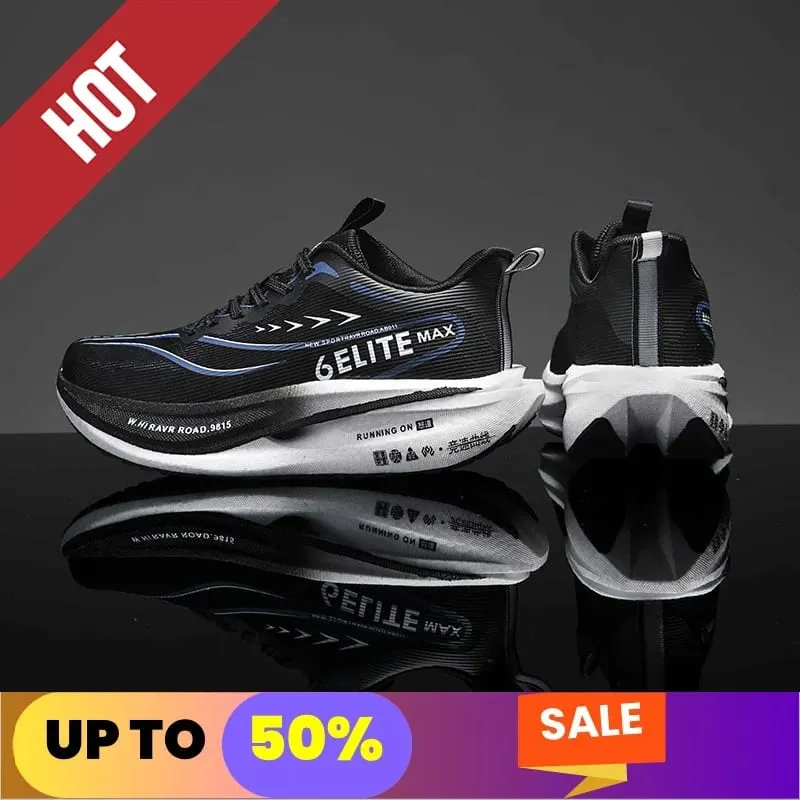 Fluorescence Running Shoes CarbonBoard Marathon Men Sports Breathable Women's Comfortable Athletic Casual Sneakers WearResistant — image 10