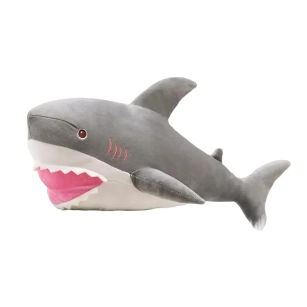 Animal Cartoon Simulated Killer whale Dolls PP Cotton Funny Great White Shark Plush Toys 32cm Kawaii Animals Plush Pillow — image 10
