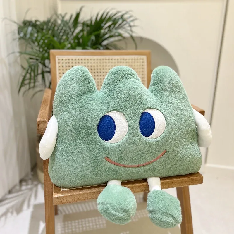 Dekorasi Sofa Bantal Bunga Girly Selebriti Bantal Beruang Kucing Lucu Boneka Hewan Mainan Mewah Kelinci Lingkaran Bunga Pelangi Natal — image 12