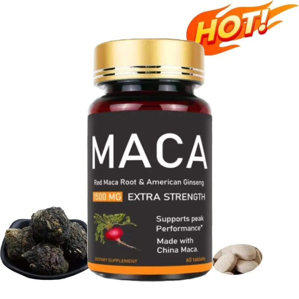 Original Ashwagandha Ginseng& Maca Tablets Male Supplement Immunity Capsules for Men — image 2