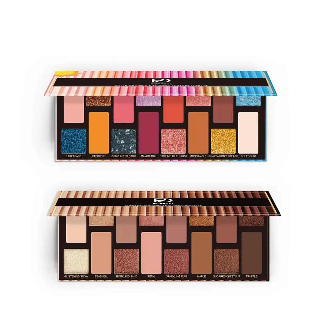 Essential Korean Style Eye Makeup 16 Color Eyeshadow Palette Matte Finish Waterproof Sweatproof Long Lasting and Smudge Proof — image 4