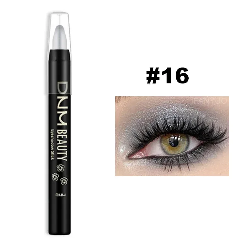 16 Colors Pearlescent Eyeliner Eyeshadow Pencil Color Glitter Waterproof Long-Lasting Shimmer Eye Makeup Non-smudge Eyeliner