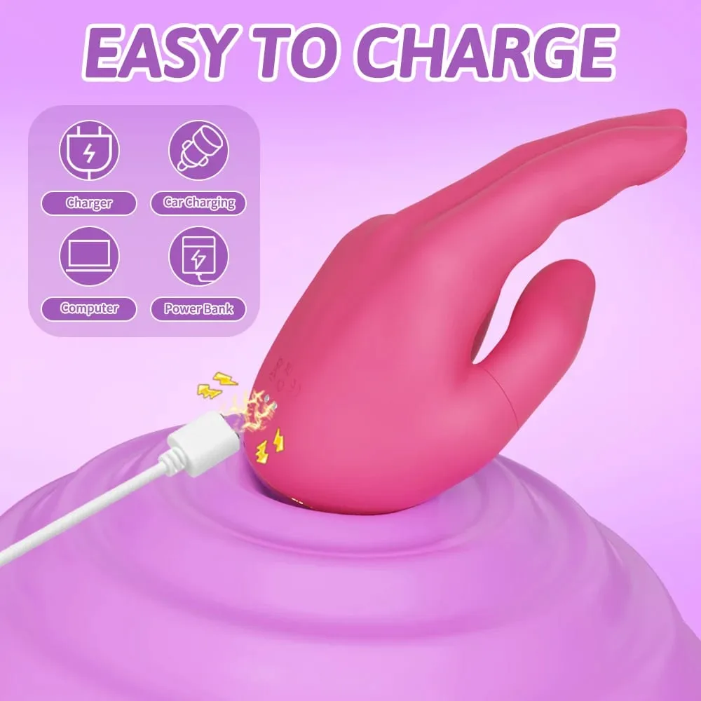 Heating Wiggle Finger Vibrator for Women G-Spot Vagina Vibrator Female Masturbator Nipple Clitoris Stimulator Adult Sex Toys — image 4