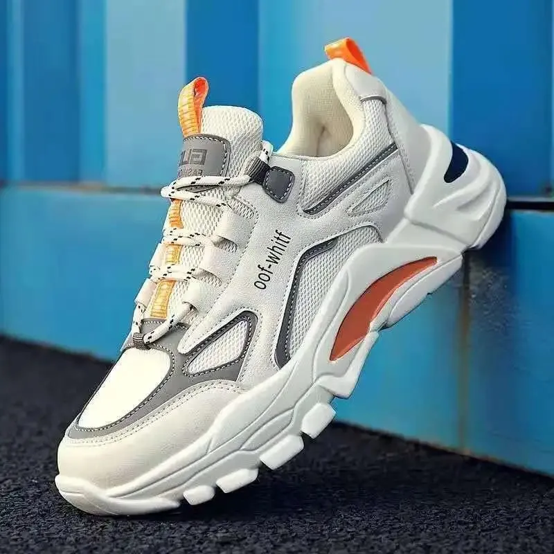 Spring 2026 Men's Trendy Breathable Mesh Sneakers Casual Running Dad Shoes Versatile Ins Style - New Arrival — image 2