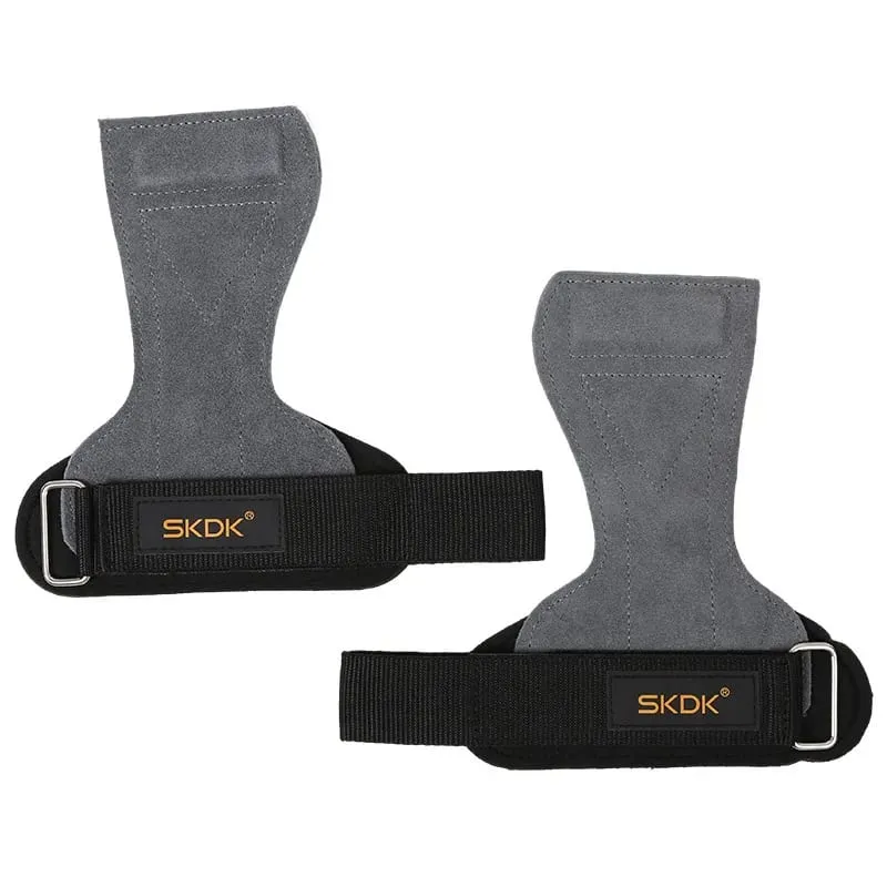 2Pcs Gym Gloves Fitness Hand Palm Protection Equipment Anti Slip Wear-resistant Wrist Wraps Hard Pull Weight Lifting Grip Pads
