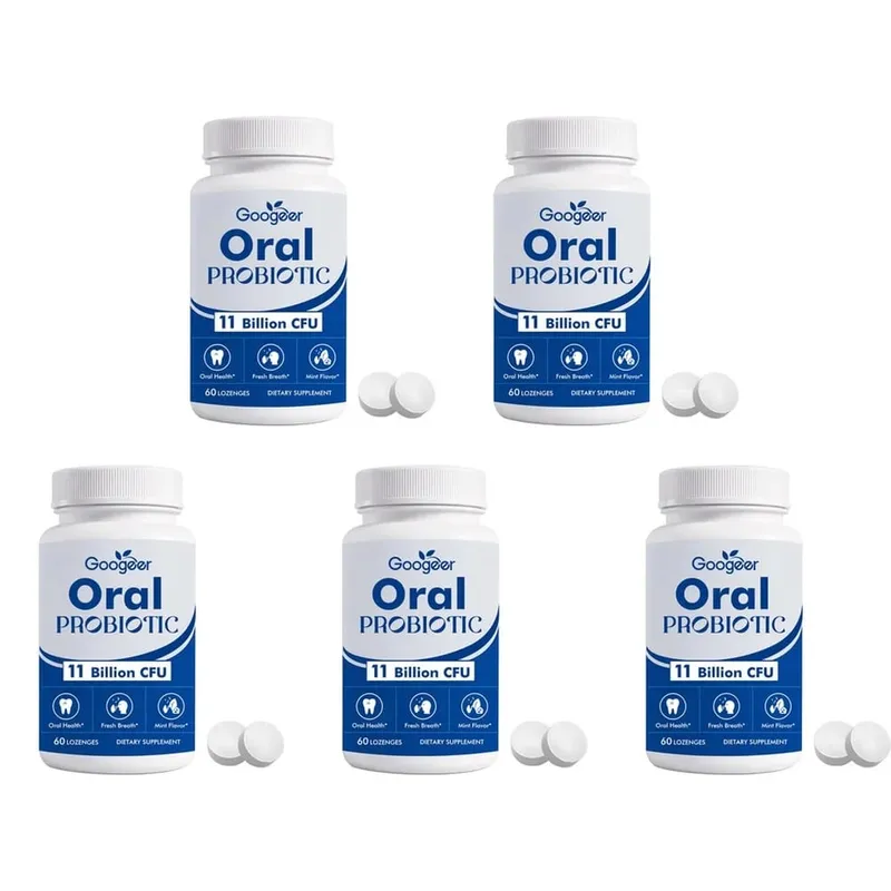 Googeer Oral Probiotic Lozenges 11 Billion CFU Mint Flavor Supports Oral Gum Throat Health and Fresh Morning Breath 60 Lozenges — image 11