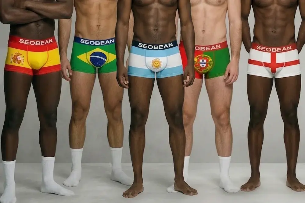 Men's Sexy National Flag Boxer Briefs Underwear New Coming Comfortable Waistband Breathable Fabric — image 1