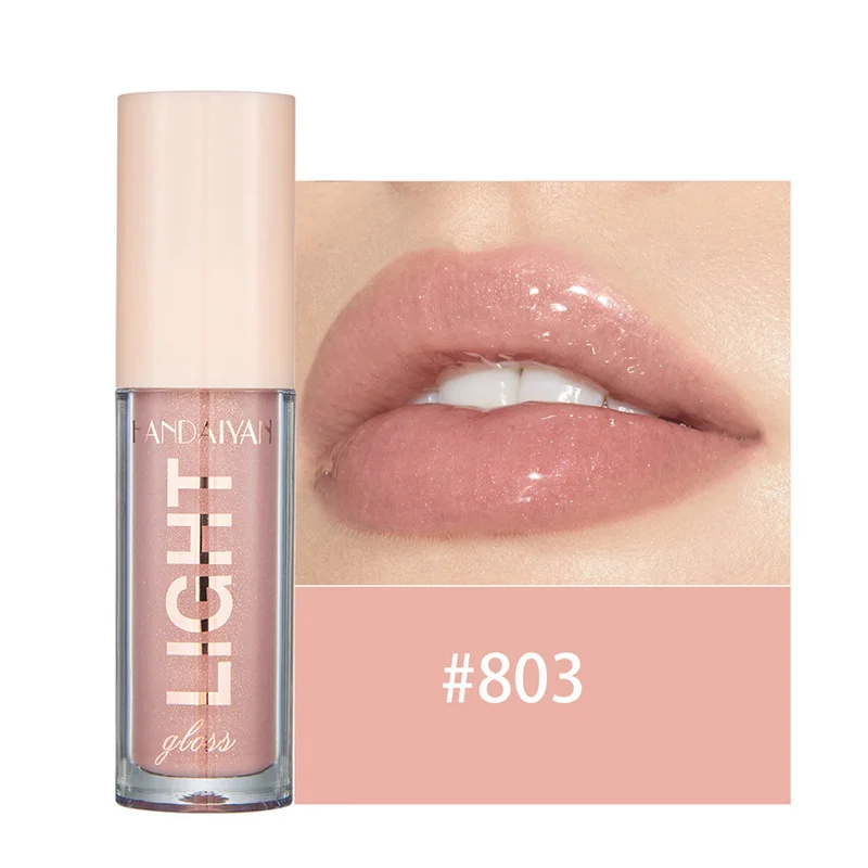 12 barev Mirror Pearl Lesk na rty Dlouhotrvající hydratační lesk Glitter Lip Glaze Vodotěsné sklo Tekutá rtěnka Dámský make-up — image 8