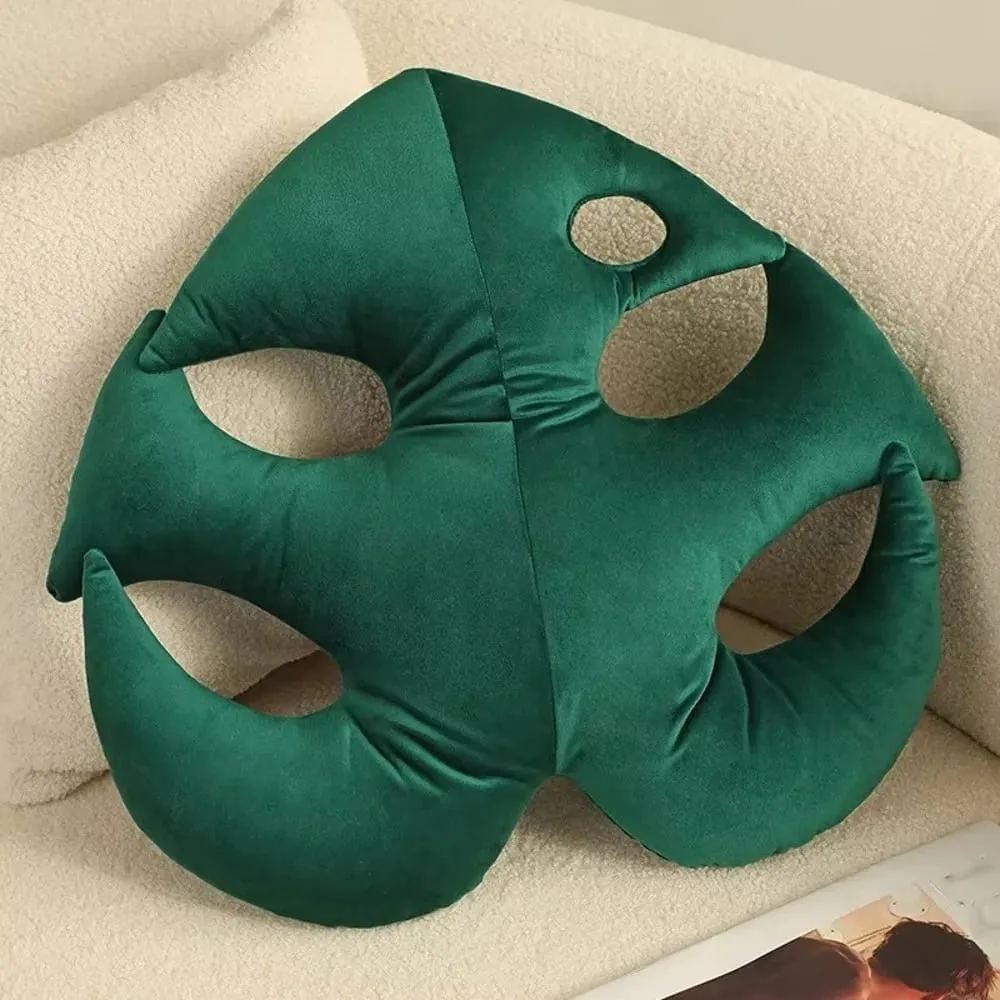 New Cartoon Creative Leaf Plush Toys Back Cushion Doll Green Plant Leaf Adult Pillow Cushion Home Indoor Decor Seat Pad