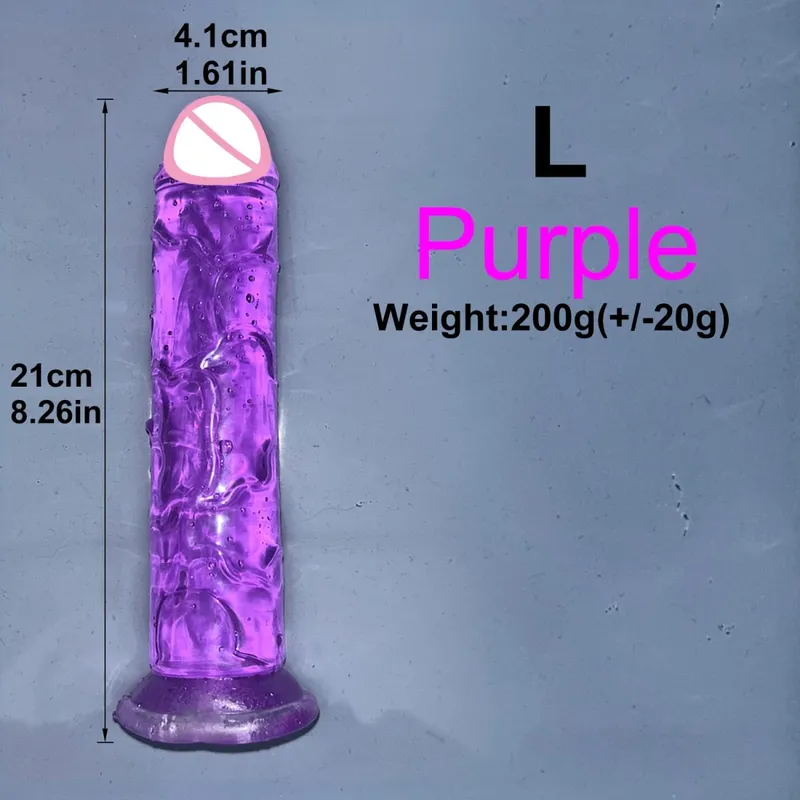 Ucuz 5 Renk Küçük Şeffaf Yapay Penis Vantuz Jöle Dick Kadın Erotik Anal Seks Oyuncakları Yumuşak Klitoris Vajinal Masturbators Penis — image 15