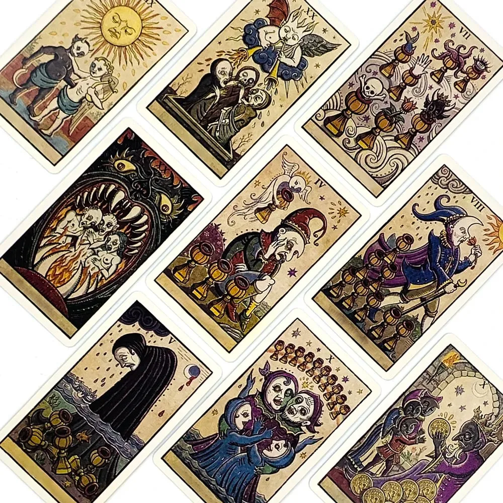 Hot-selling Tarot Cards English Version Fate Divination Edition Cards Game Family Gathering Board Games Halloween Christmas Gift — image 5
