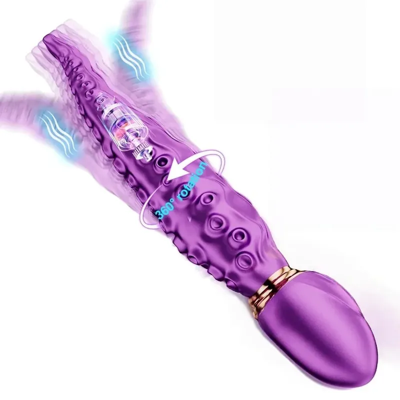 Rotation Artificial Vibrator Women G-Spot Vagina Masseger Erotic Clitoris Stimulator Nipple Clitoral Dildo Adult Sex Toy 18+