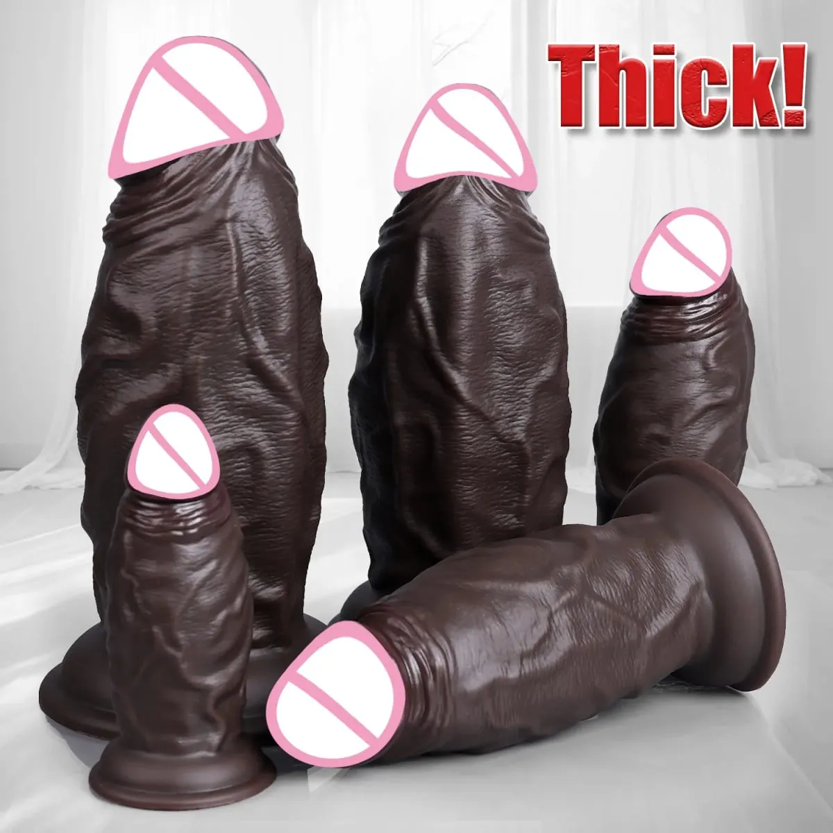 Super Big Black Anal Dildo Penis Prostate Massager Soft Silicone Sexy Adult Masturbator Oversized Strap-on Dildos Anal Sex toys — image 2