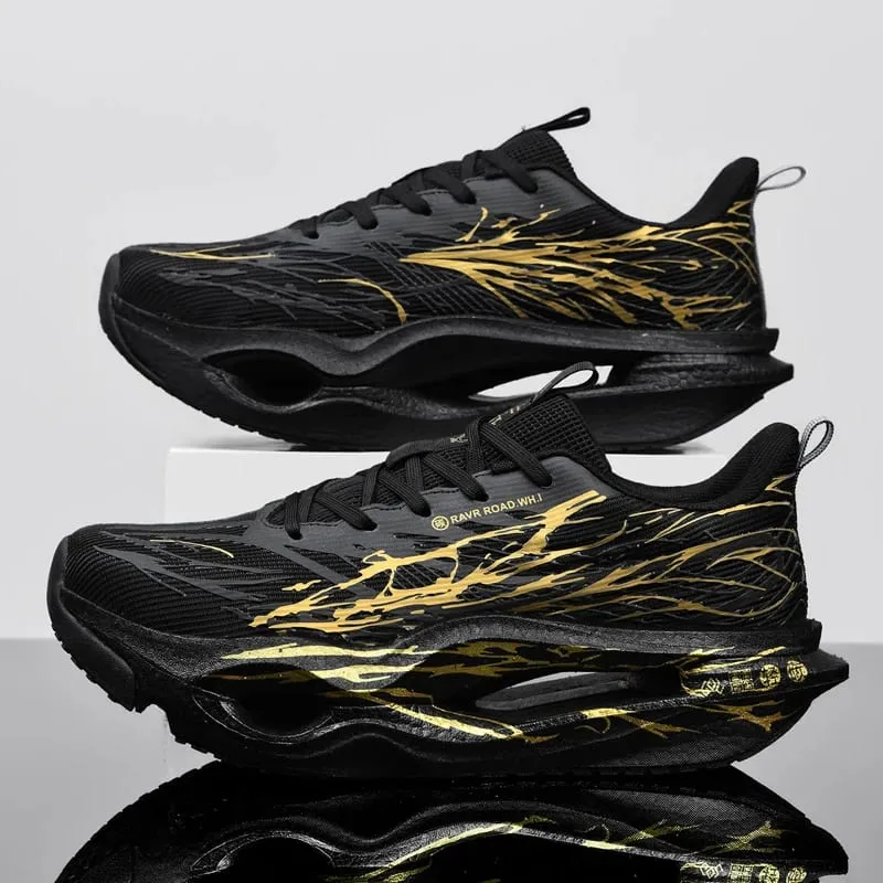 Men Women Ultra Light Carbon Plate Running Shoes Breathable Mesh Upper Soft Midsole Rubber Outsole for Running Training Sneakers — image 15