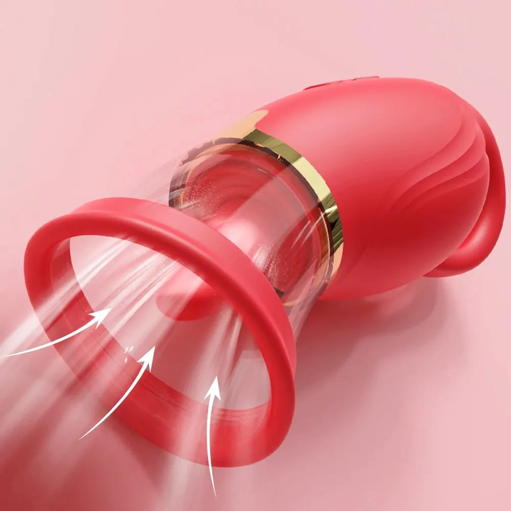 Tongue Licking Vacuum Sucking Vibrator for Women Clit Sucker Nipples Breast Massager Removable Cup Female Masturbation Sex Toy — image 1