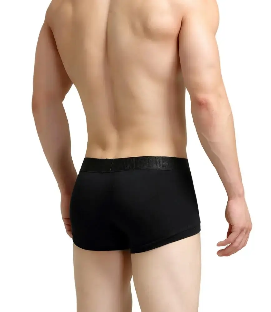 Men's Breathable Cotton Boxer Shorts U-Convex Pouch Low-Waist Soft Stretch Underwear for Daily Casual & Intimate Wear